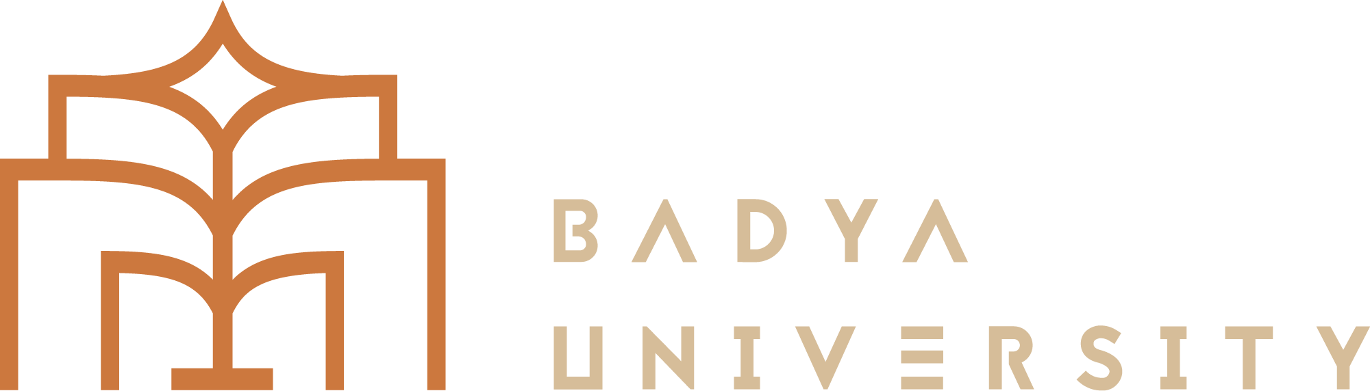 badya university logo modified beige png